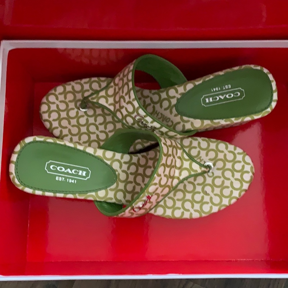 Coach signature wedges
